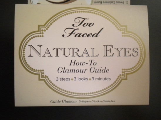 Glamour guide Natural eyes Too Faced